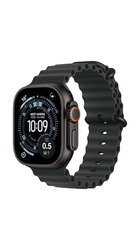 Apple Watch Ultra 3 GPS + Cellular 49mm Black Titanium Case with Black Ocean Band_MF0J4HN/A