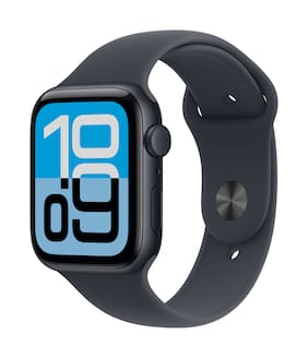 Apple Watch SE 3 GPS + Cellular 44mm Midnight Aluminium Case with Midnight Sport Band - S/M
