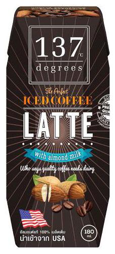 

137 Degree Latte - Coffee With Almond Milk 180 ml