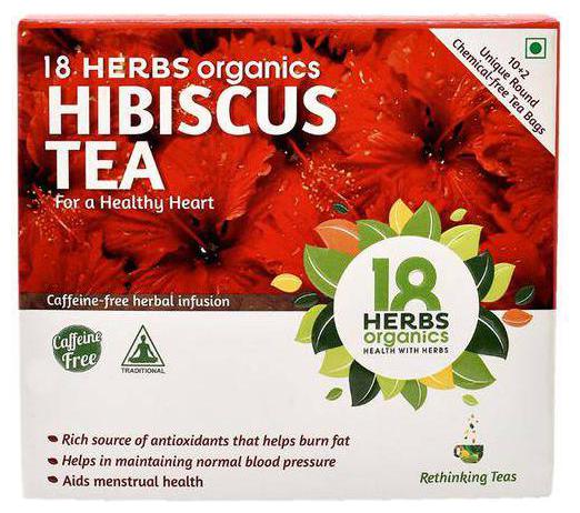 

18 Herbs Organics Hibiscus Tea - Herbal Infusion 10 g
