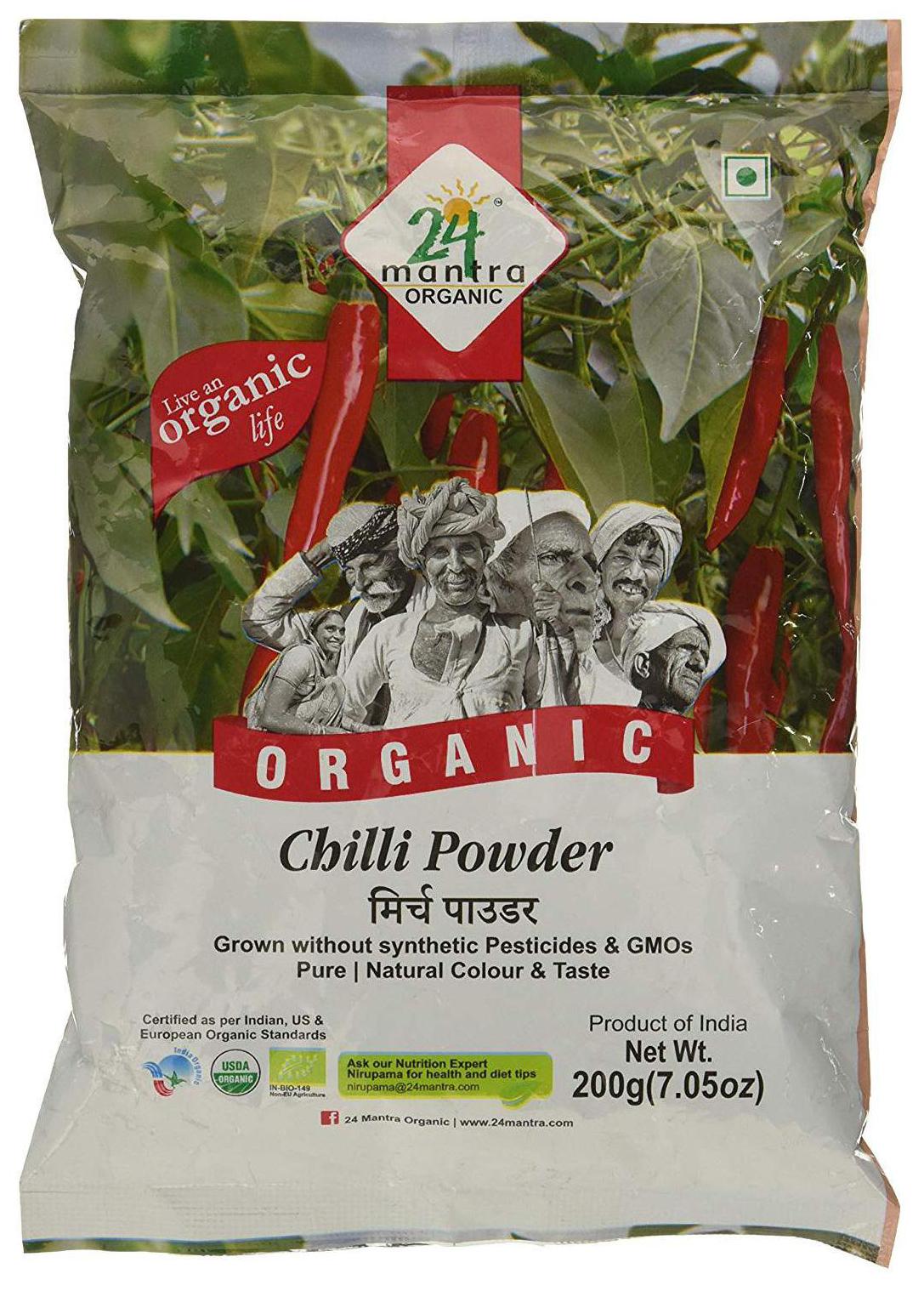 

24 Mantra Organic - Chili Powder 200 g