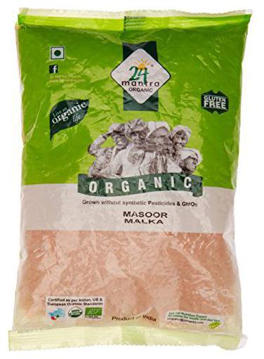 

24 Mantra Organic - Masoor Malka 500 g