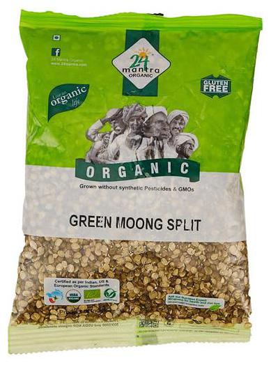 

24 Mantra Organic Dal - Green Moong (Split) 500 g