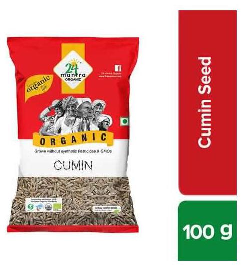 

24 Mantra Organic Cumin Jeera Seed - Whole 100 g