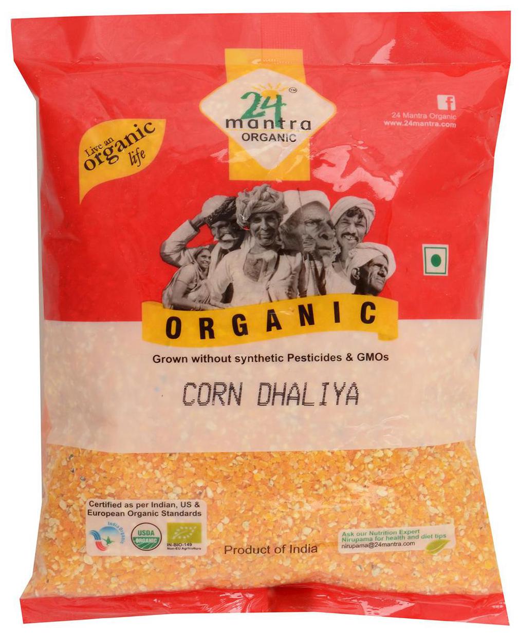 

24 Mantra Organic Corn - Daliya 500 g