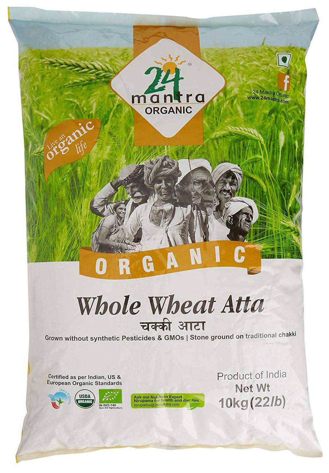 

24 Mantra Organic - Whole Wheat Flour 10 kg