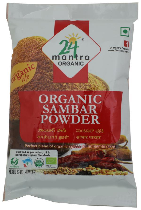 

24 Mantra Organic Powder - Sambar 100 g