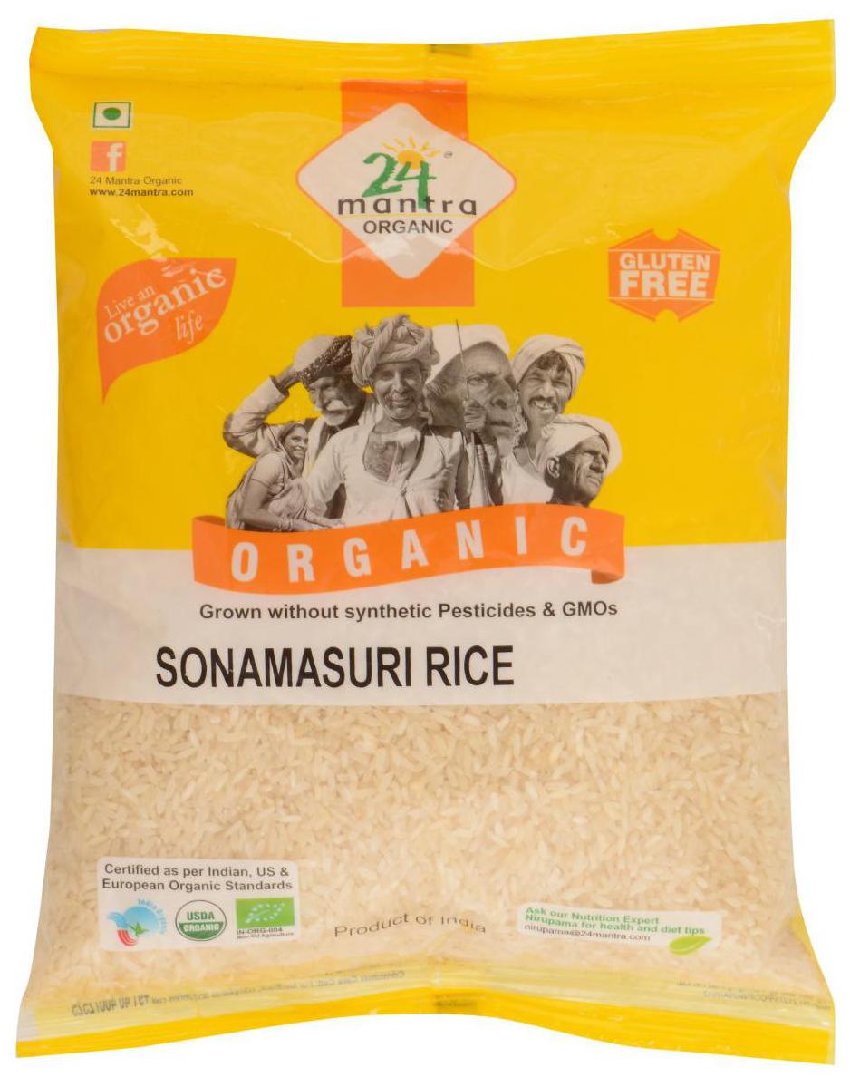 

24 Mantra Organic Rice - Sonamasuri White 1 kg