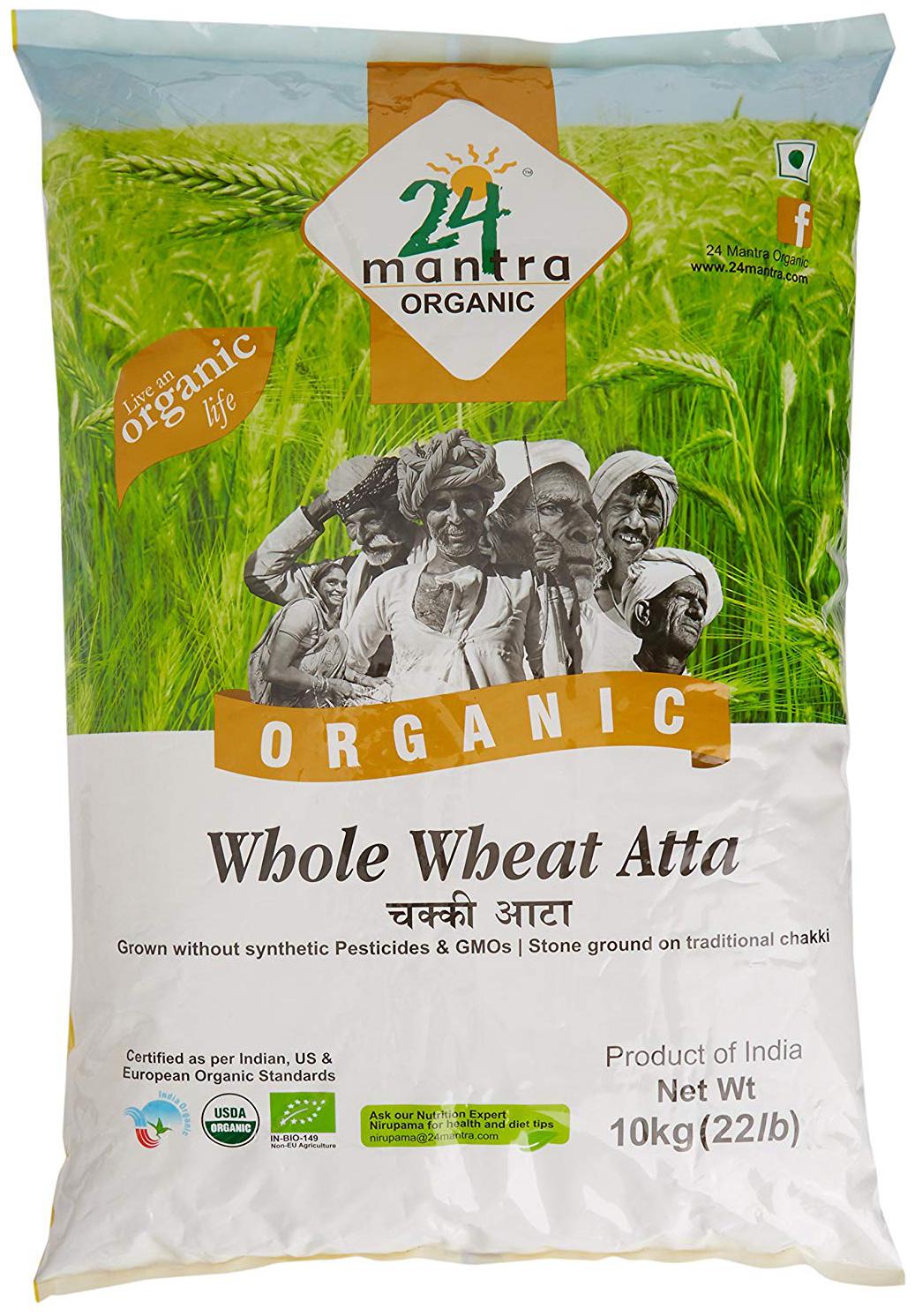 

24 Mantra Organic - Whole Wheat Flour 10 kg