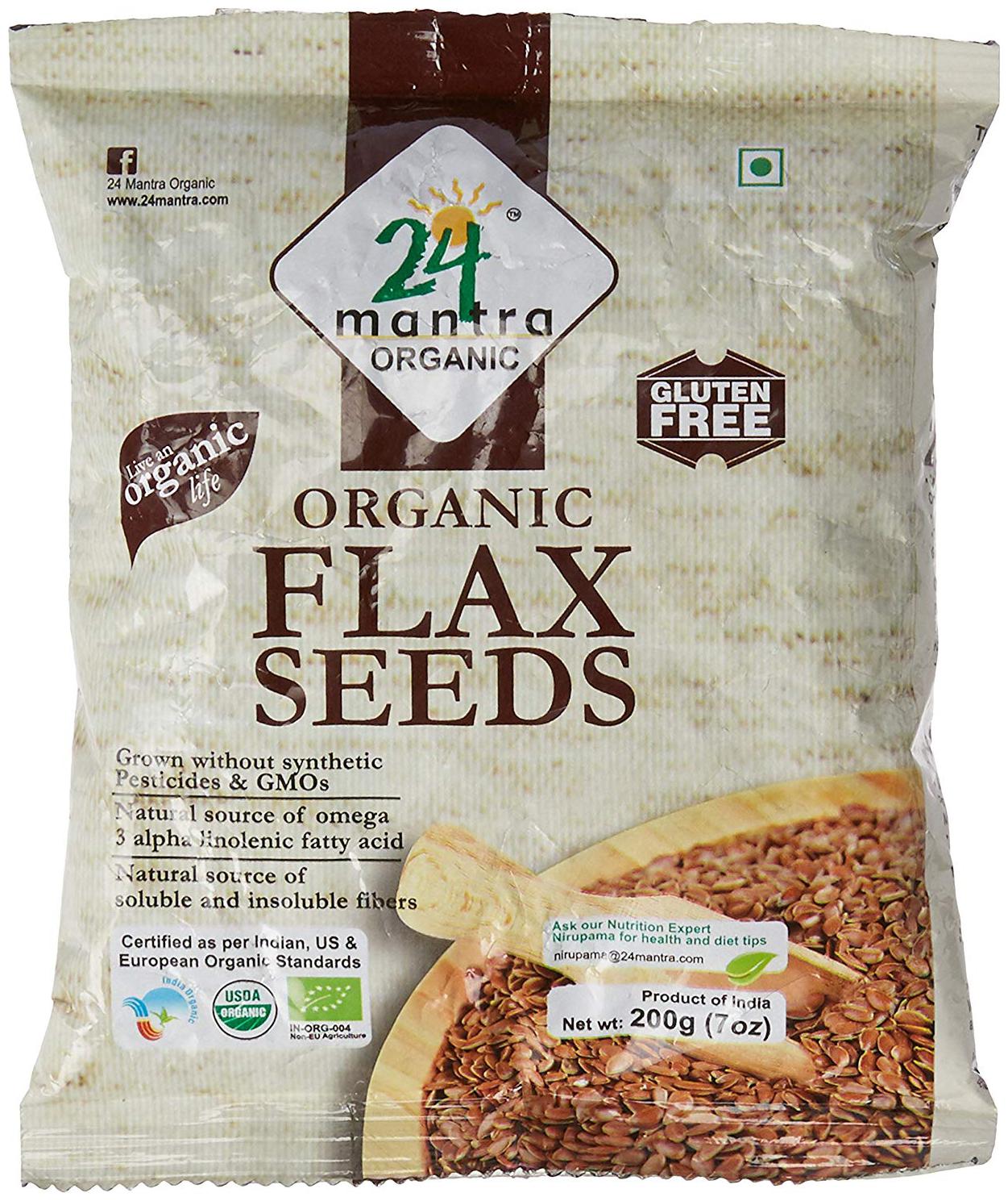 

24 Mantra Organic Seeds - Flax 200 g