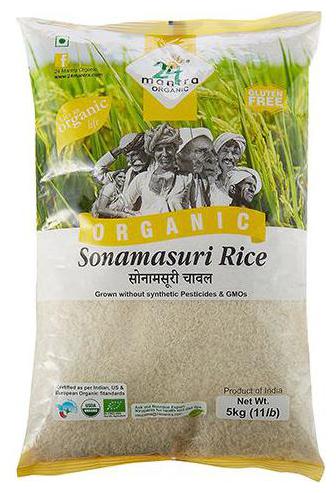 

24 Mantra Organic Rice - Sonamasuri White (Polished) 5 kg