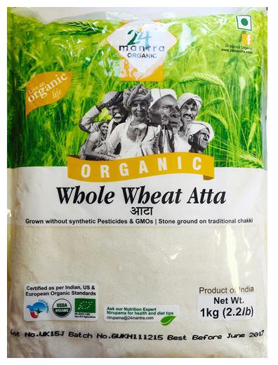 

24 Mantra Organic Atta - Whole Wheat 1 kg