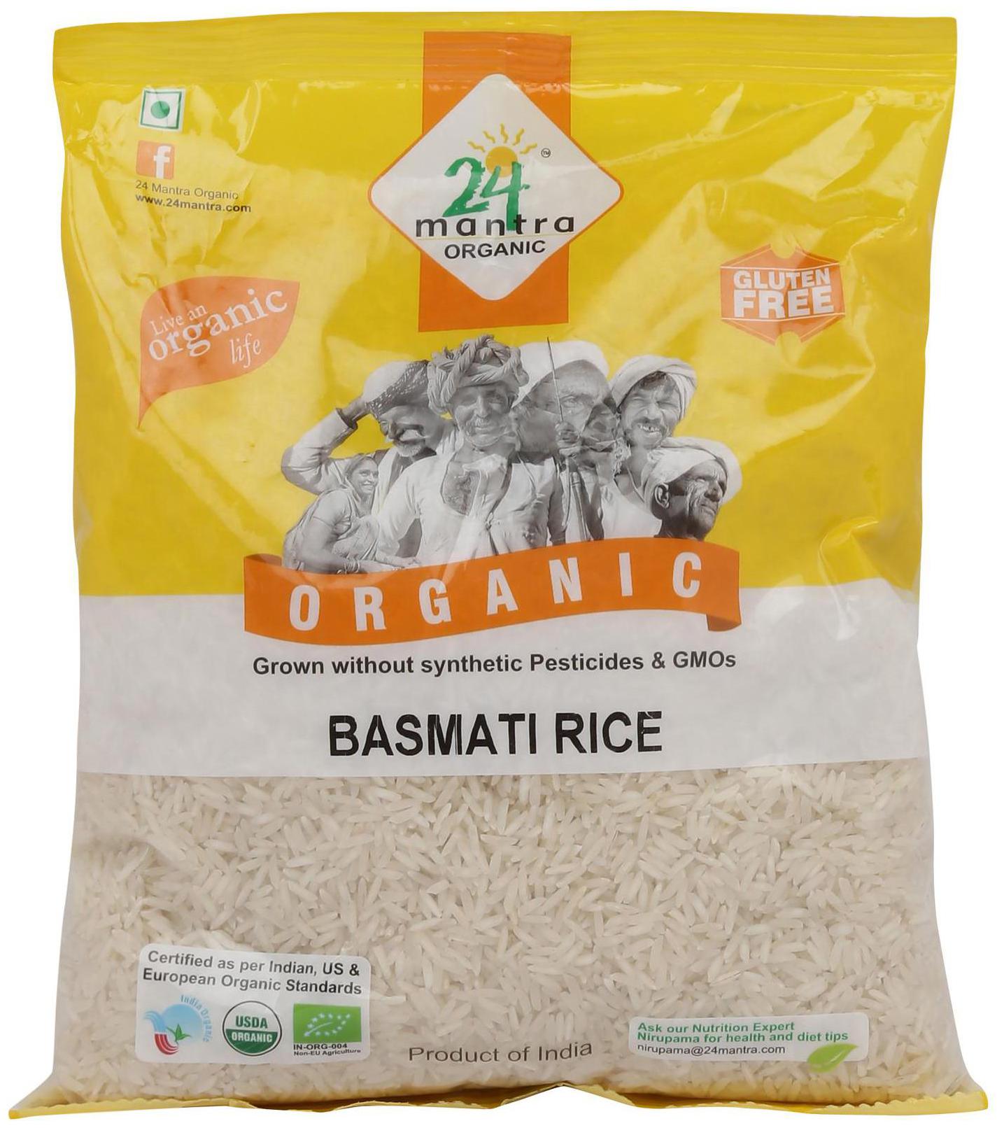 

24 Mantra Organic Rice - White Basmati 1 kg