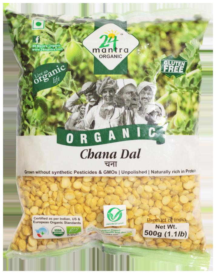 

24 Mantra Organic Dal - Bengal Gram 500 g