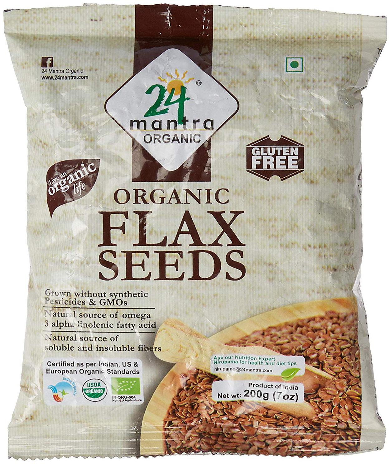 

24 Mantra Organic Seeds - Flax 200 g