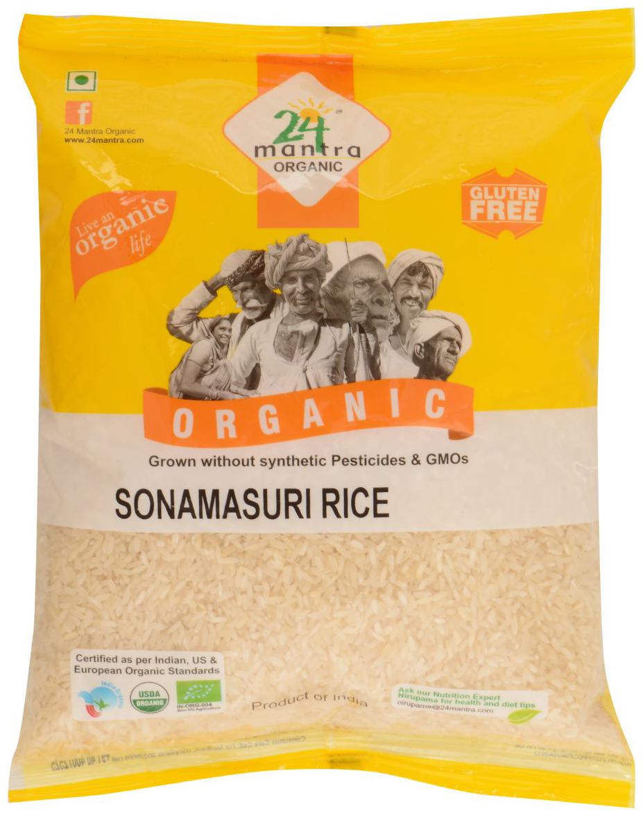 

24 Mantra Organic Rice - Sonamasuri White 1 kg
