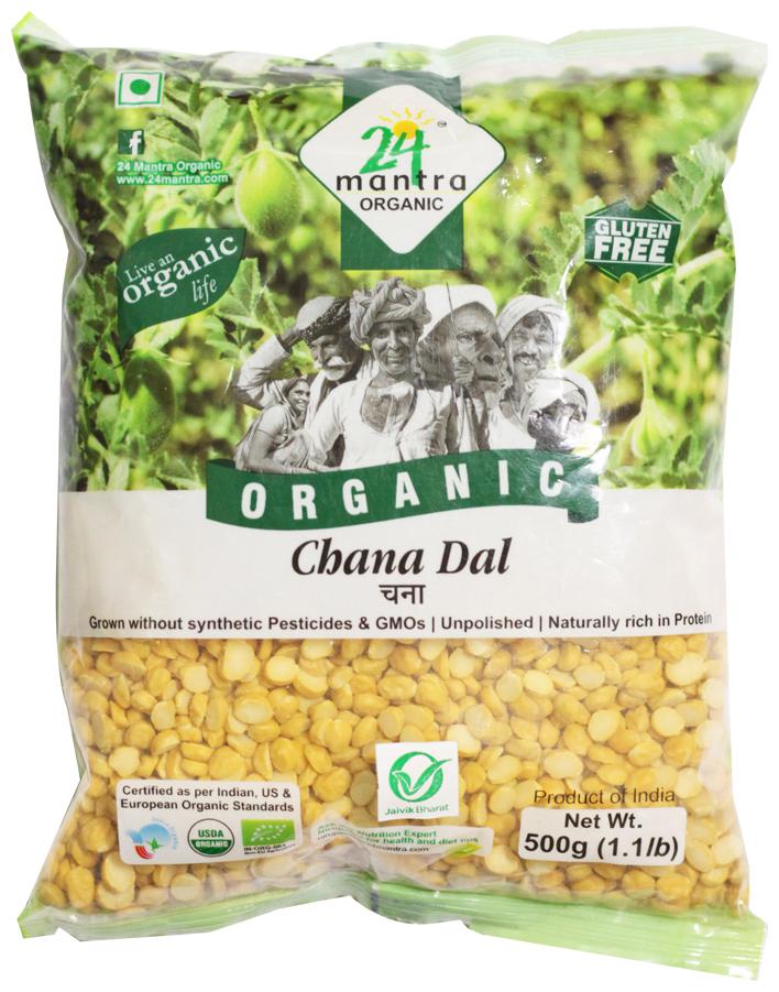 

24 Mantra Organic Dal - Bengal Gram 500 g