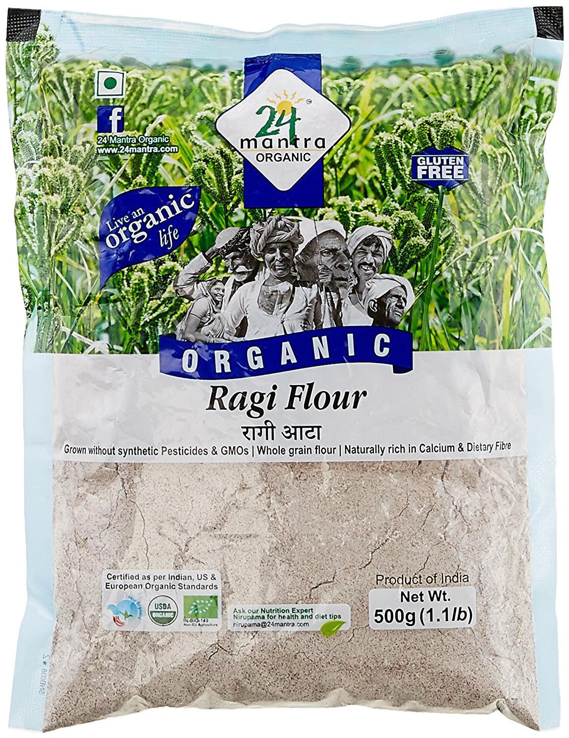 

24 Mantra Organic Flour - Ragi 500 g