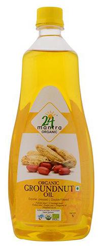 

24 Mantra Organic Oil - Groundnut (Expeller Pressed) 1 L