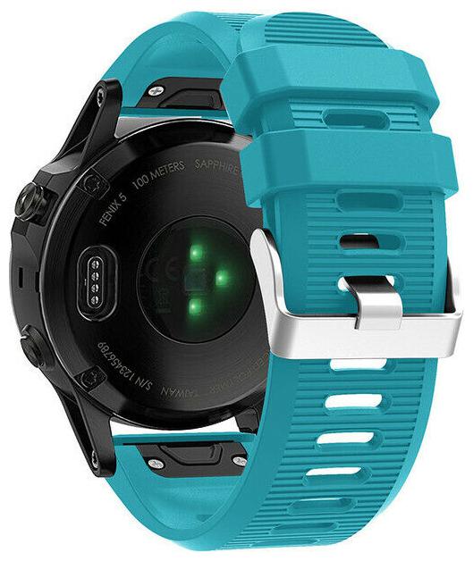

26mm Quickfit Silicone Wrist Band Strap W Buckle for Garmin Fenix 5X GPS Watch
