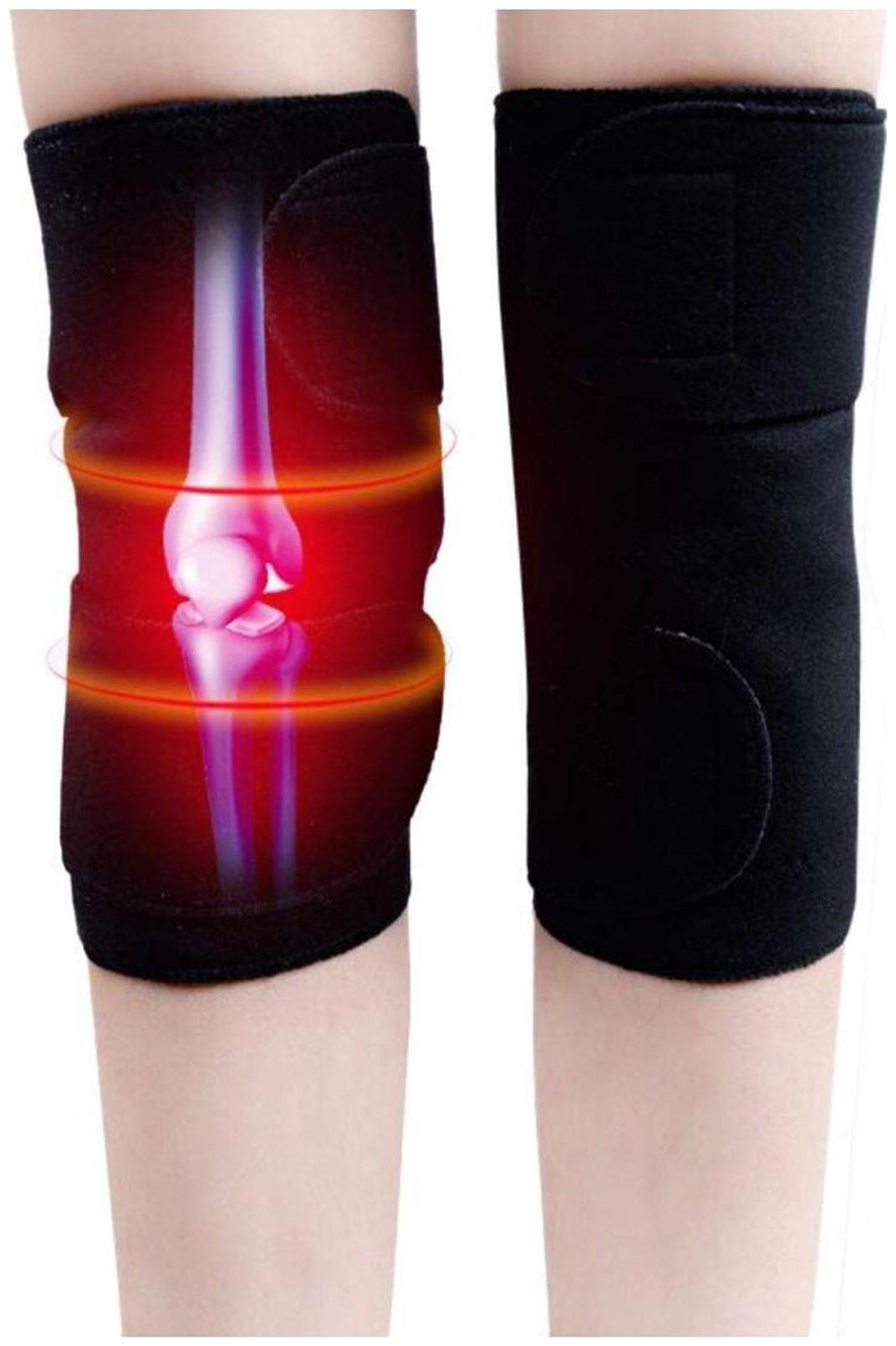 

2pcs Self Heating Kneepad Magnetic Therapy Knee Support Heating Belt