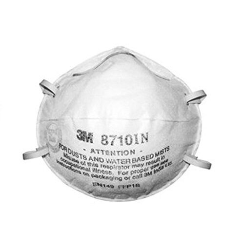 

3M 8710 IN Dust Mist FFP1 Face Mask with Earloop Respirator (Pack of 10)