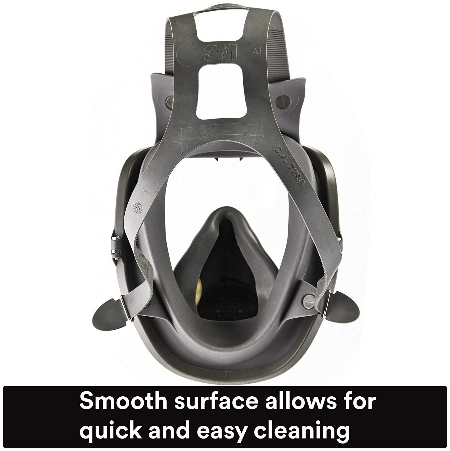 3M 6800 Full Facepiece Reusable Respirator, Respiratory Protection, Medium-Pack of 1 P100 7093 Particulate Filte-Pack of 2