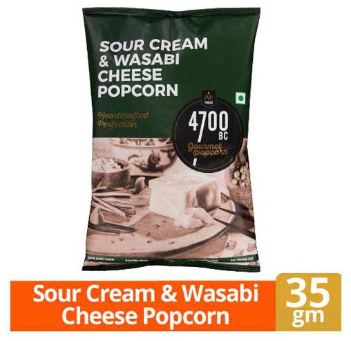 

4700BC Cheese Popcorn - Sour Cream Wasabi 35 g