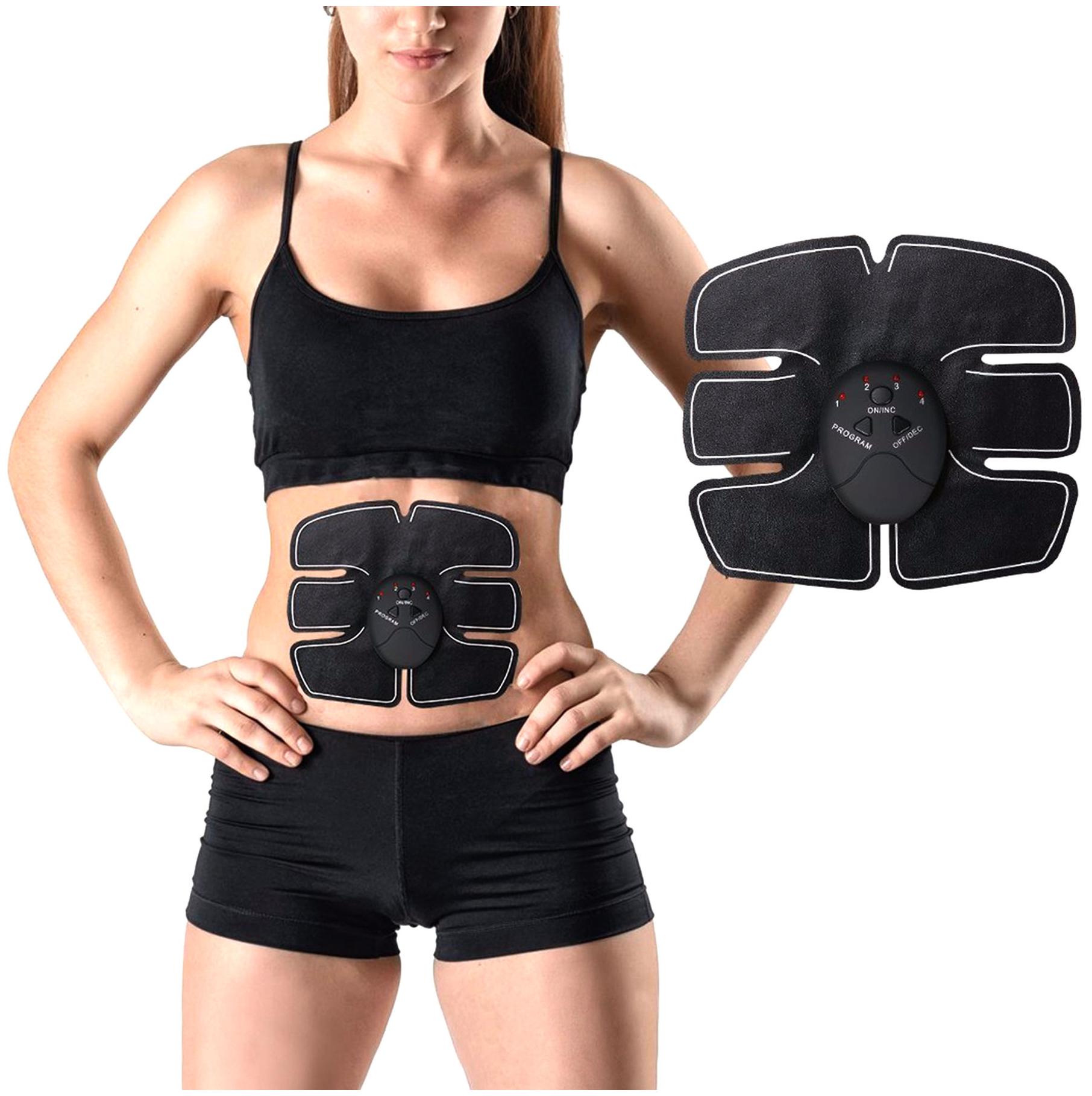 

6 pack EMS Wireless Abdominal Stimulator Muscles Exercise Trainer Smart ABS Stickers Pad Fitness Gym Slimming muscular machine Massager Weight Loss Body Tummy Flatter Workout Equipment