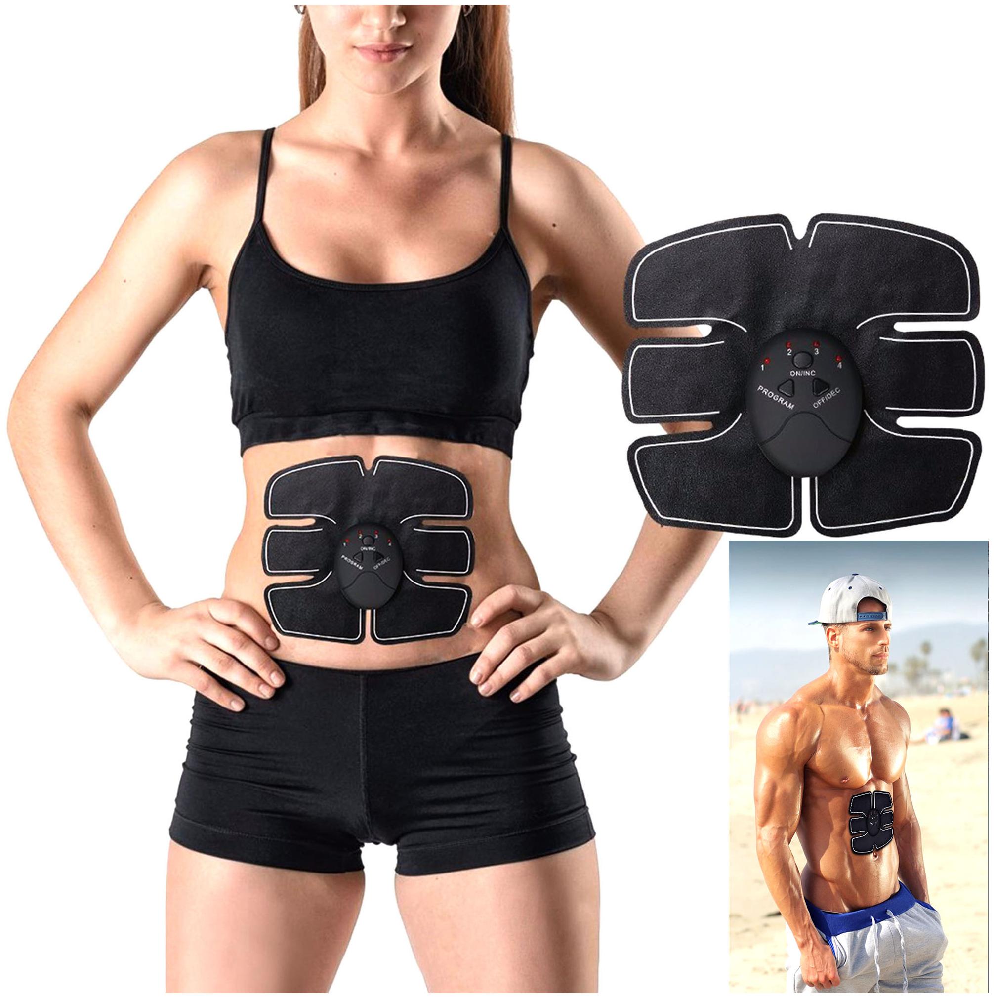

6 pack EMS Wireless Abdominal Stimulator Muscles Exercise Trainer Smart ABS Stickers Pad Fitness Gym Slimming muscular machine Massager Weight Loss Body Tummy Flatter Workout Equipment
