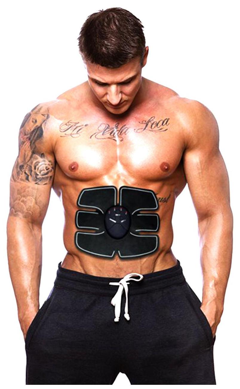 

6 pack EMS Wireless Abdominal Stimulator Muscles Exercise Trainer Smart ABS Stickers Pad Fitness Gym Slimming muscular machine Massager Weight Loss Body Tummy Flatter Workout Equipment