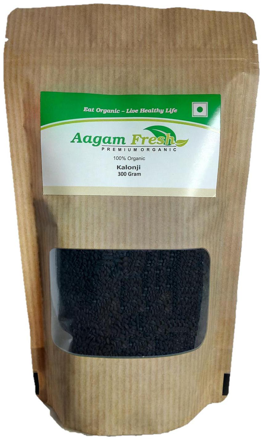 

Aagam Fresh Organic Kalonji (Nigella Seed) - 300 gs