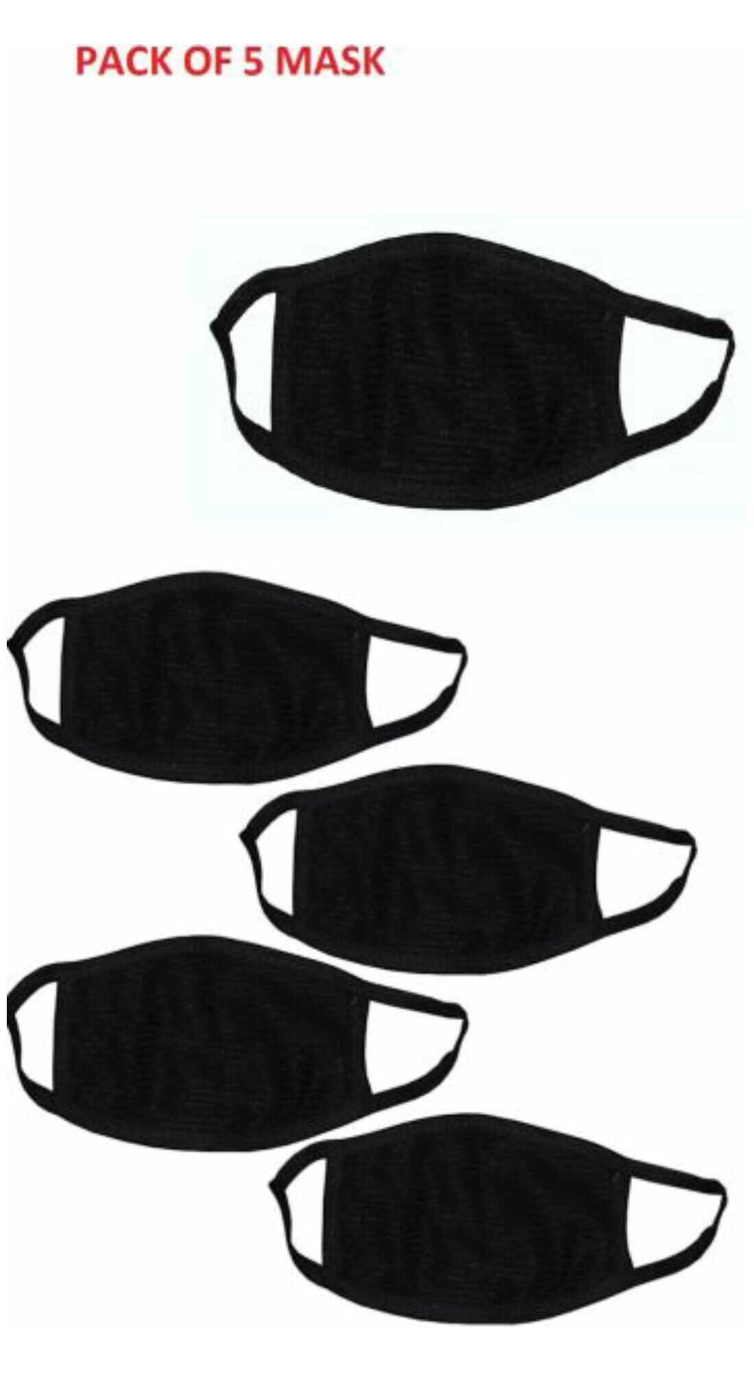 

Aahana Facial Cotton Mask Pack Of 5