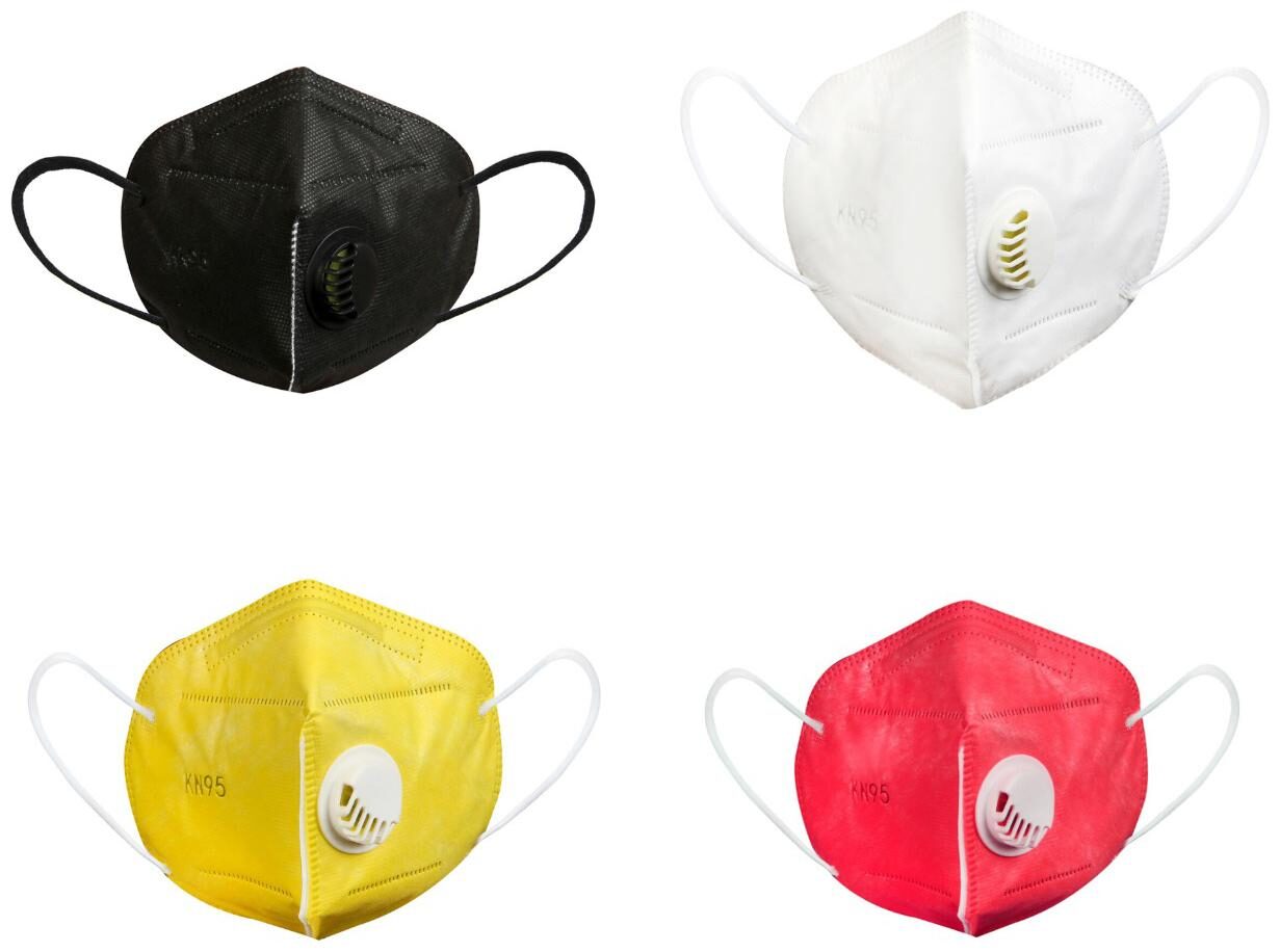 

Aahana KN95 Washabe Resusable FDA CE Aprroved FFP2 Respirator Mask for Men Women Multi Color (Pack of 4)