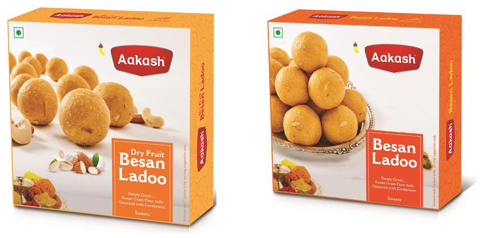 

Aakash Ladoo Combo (dryfruit Besan Laddu 400g Sohan Papdi 400g)(Pack of 2)