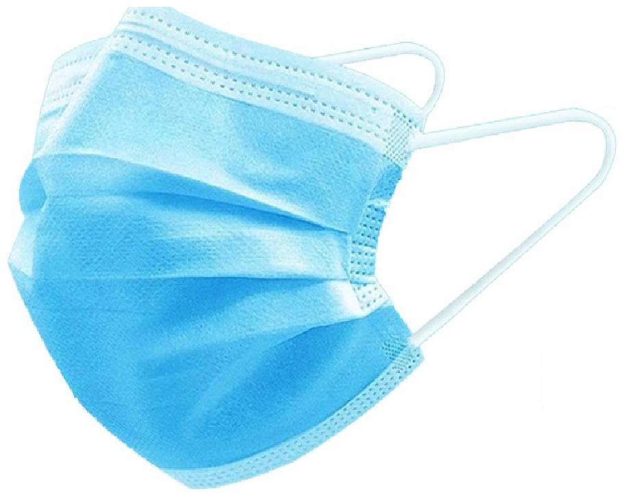 

AAR BEE WORLD 3 Ply Surgical Face Mask -Blue (Pack of 100)