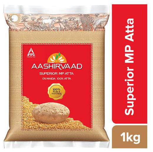 

Aashirvaad Atta - Whole Wheat 1 kg