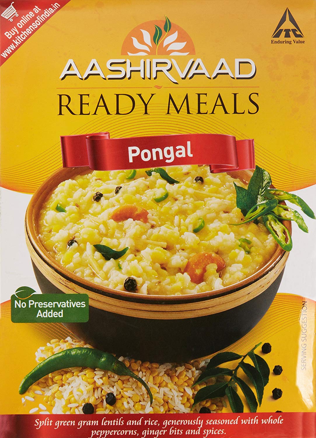 

Aashirvaad Ready Meals - Pongal 285 gm