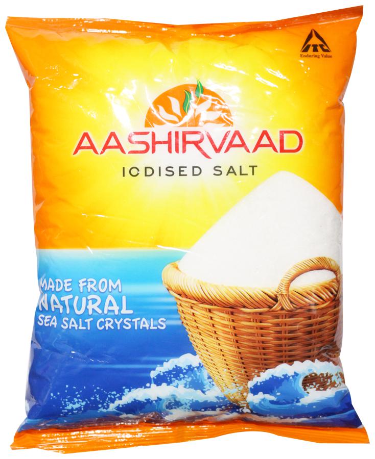 

Aashirvaad Salt - Iodised 1 kg