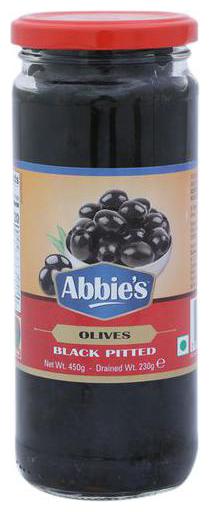

Abbies Olives - Black Pitted 450 g