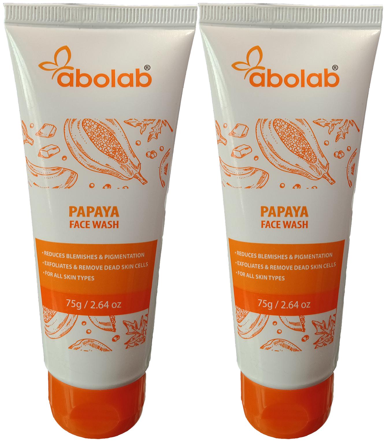 

Abolab Papaya Face Wash-75g (Pack of 2)