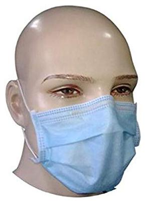 

Abony 3 Ply Disposable Earloop Surgical Hospital Use Non-Woven Mask ( Pack 0f 50 )