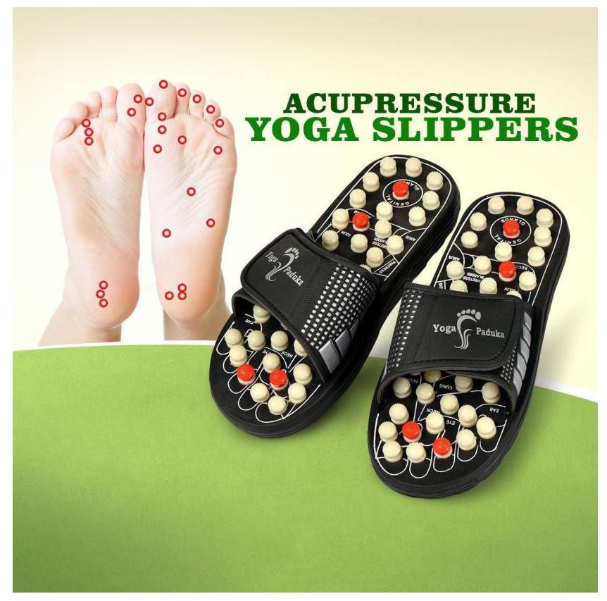 

Accu paduka spring accupressure and magnetic accu paduka full body blood circulation Massager (SIZE- M)