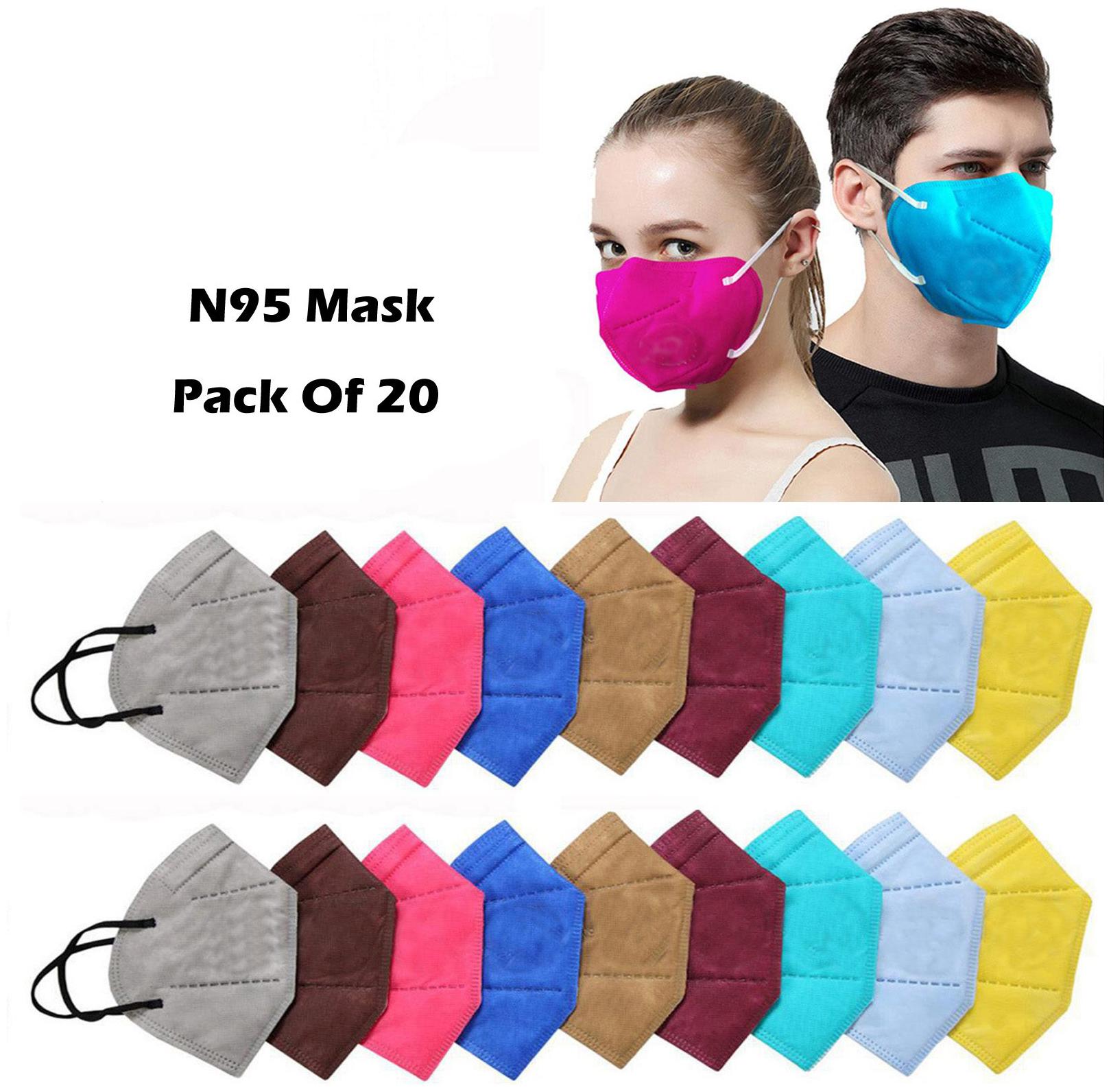 

Ace N King 5 Layers N95 Anti-Pollution Anti-Dust Face Mask - Pack Of 20