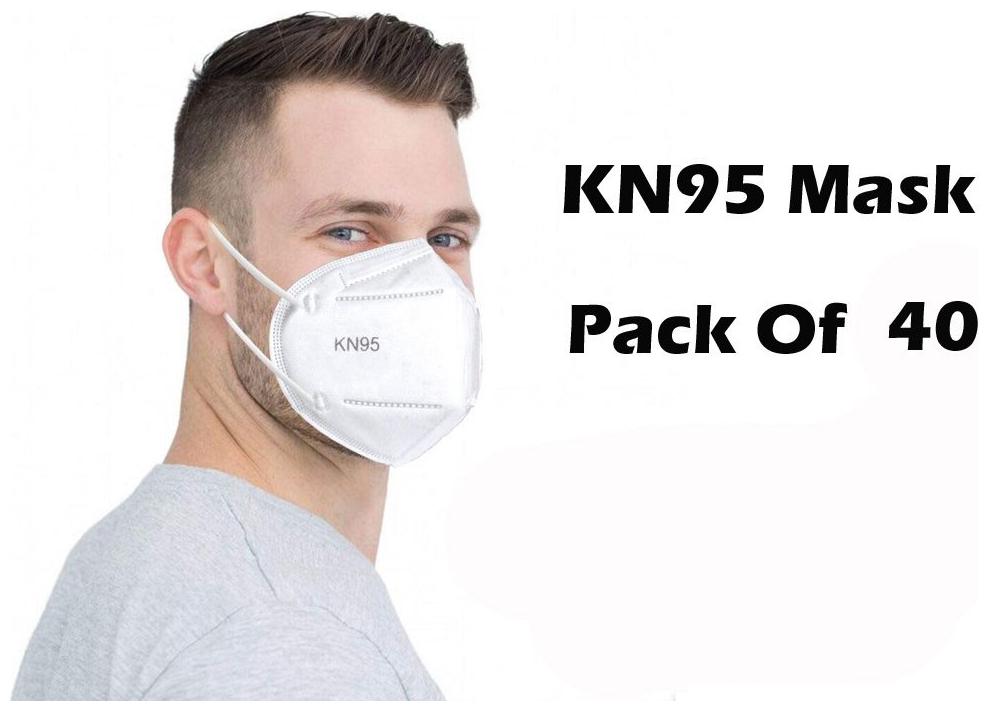 

ACE N KING KN95 Anti-Pollution Activated Carbon Protection Face Mask - Pack Of 40