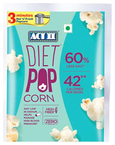 

ACT II Diet Popcorn - Instant 60 less salt 70 g