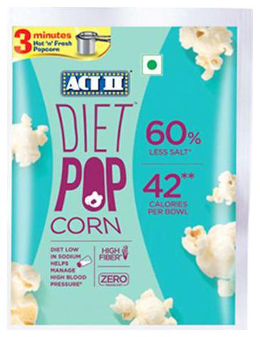 

ACT II Diet Popcorn - Instant 60 less salt 70 g