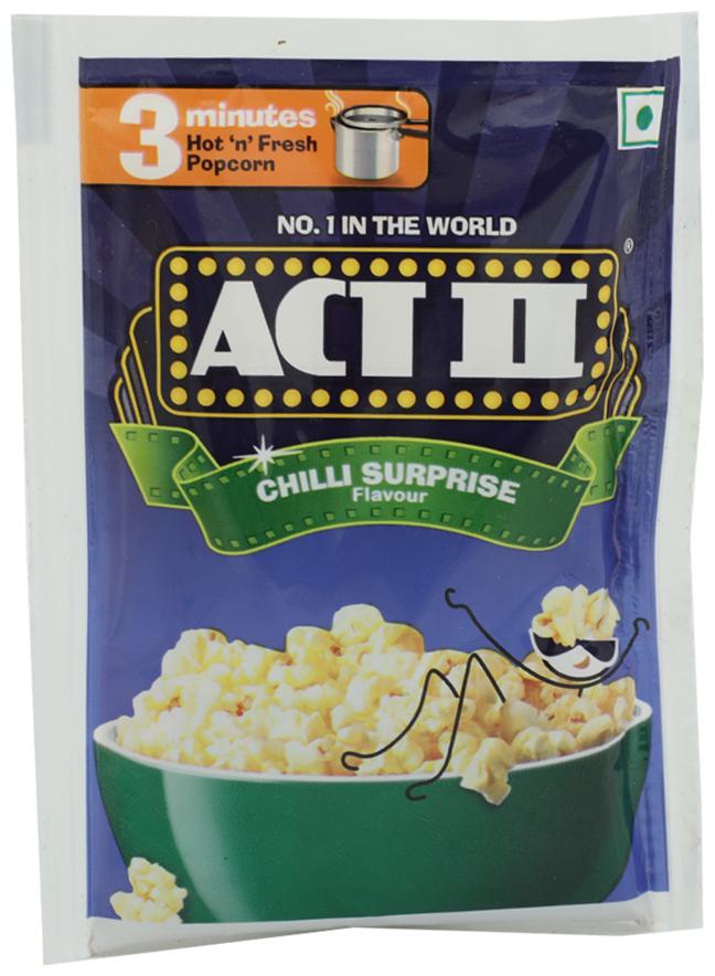 

ACT II Instant Popcorn - Chilly Surprise 30 g (10 g Free)