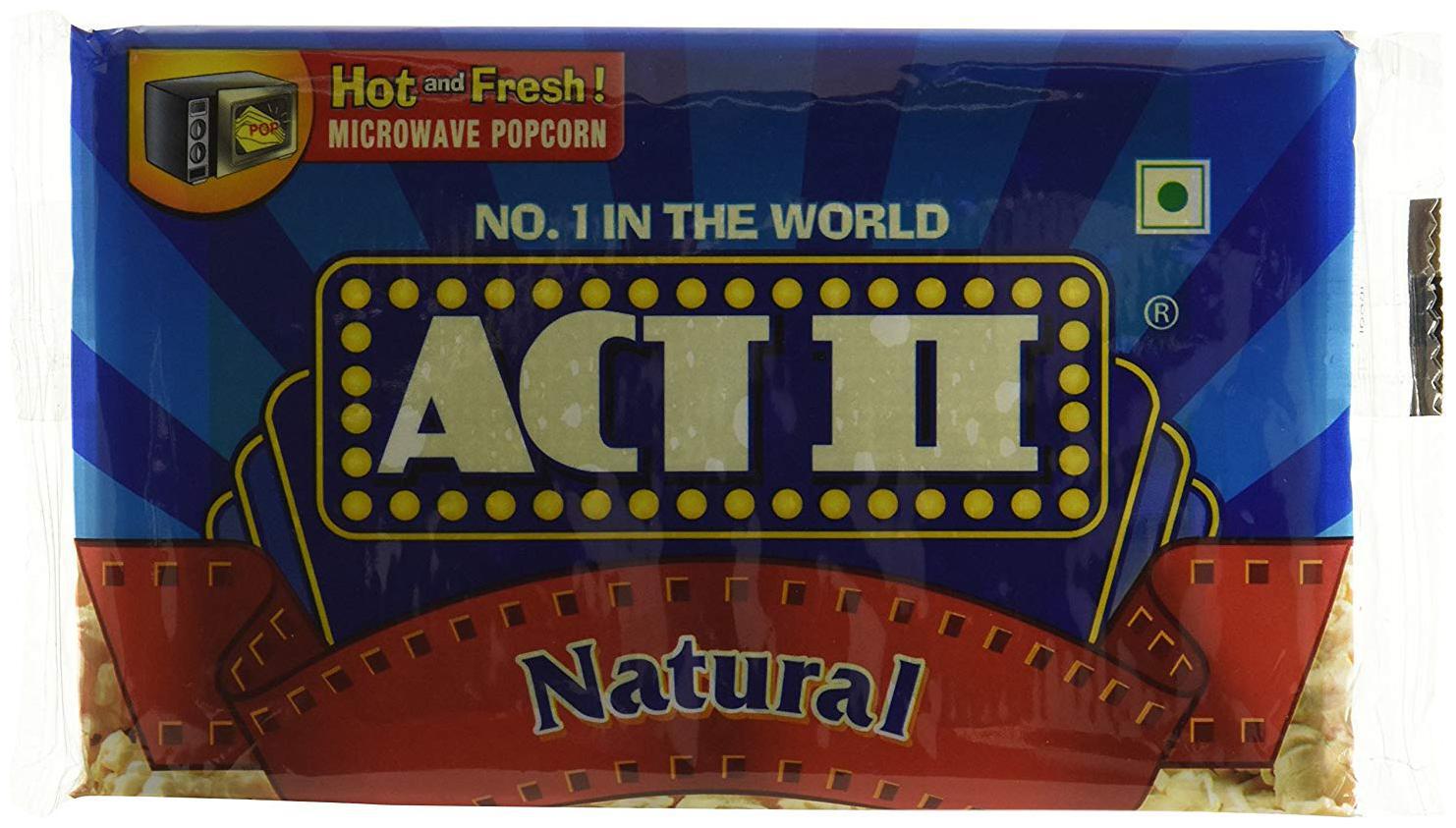 

ACT II Microwave Popcorn - Natural Flavor 99 g
