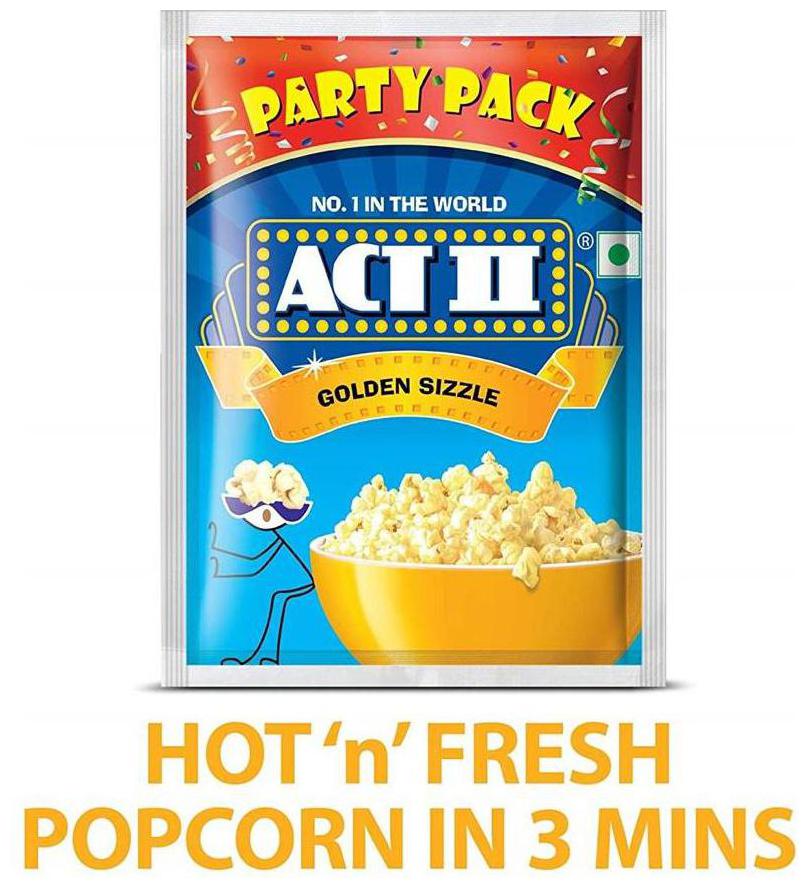 

ACT II Popcorn - Golden Sizzle (Ipc Party Pack) 150 g